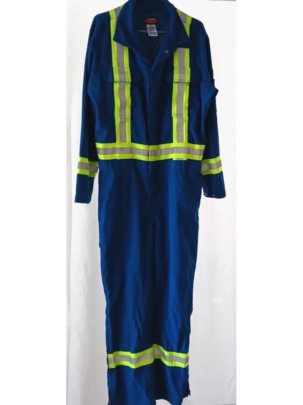 Bulwark FR Coveralls 44 R Flame Resistant Reflective Stripes Men's Workwear